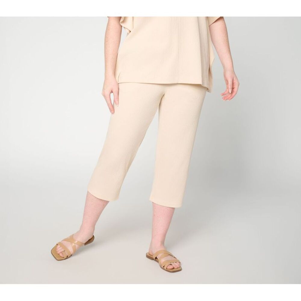 Belle by Kim Gravel Women's Petite Pants PL Make Your Selection: White A724226